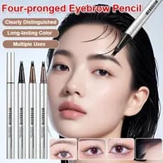 [Fácil Aplicação] Caneta de Sobrancelha 4 Pontas/Natural/Longa Duração/Alta Precisão
