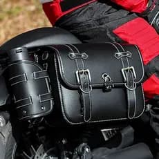Retro motocicleta à prova dwaterproof água saco lateral sela Pedal da motocicleta caixa traseira saco do mensageiro saco
