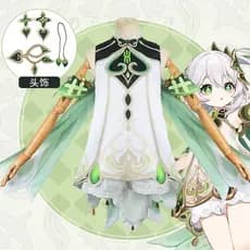 Yuanshen cos Roupas Nasida Pouco Auspicioso Su Micaoshen cosplay Feminino Crianças Adulto Conjunto Completo Jogo C Roupa