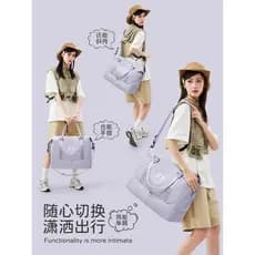 Bolsa de viagem feminina, grande capacidade, curta distância, negócios, viagem, bagagem, leve, viagem, embarque, armazen