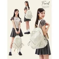 Ulzzang mochila escolar júnior meninas do ensino médio grande capacidade mochila de viagem simples estudante universitár
