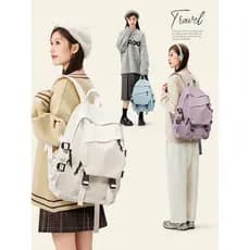Mochila escolar para meninas do ensino médio Mochila de grande capacidade para estudantes do ensino médio Bolsa de viage