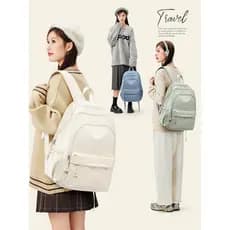Mochila escolar para meninas do ensino médio, mochila leve para estudantes universitários de alto valor para computador,