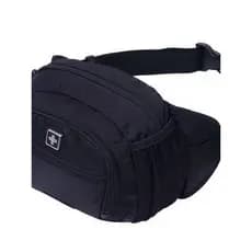 Bolsa de cintura masculina com faca do exército suíço, bolsa esportiva multifuncional para corrida ao ar livre, carteira