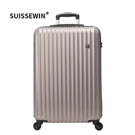 Xiangxing bagagem SUISSEWIN Universal roda trole caso masculino feminino estilo embarque caso SN9750 moda única mudo