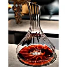Vidro de cristal estilo cachoeira dourado montanha inferior Decanter luz doméstica luxo High-End vinho estilo europeu fr