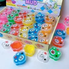 48 pçs garra de gato lama de cristal colorido criança seguro não-tóxico DIY cor lama de alta aparência lama de cristal d