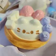 Novo gatinho ovo Tart pitada música simulação comida brinquedo bolo lama podre sentir recuperação lenta brinquedo de des