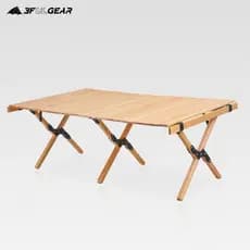 3fulgear Sanfeng ovo rolo mesa requintado acampamento piquenique churrasco auto-condução dobrável portátil mesa de madei