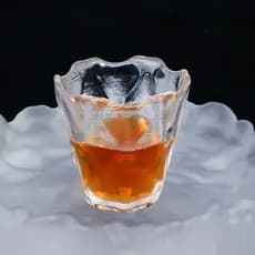Xícara de chá estilo japonês, xícara de chá pequena de vidro, conjunto de chá Kung Fu, resistente ao calor, transparente
