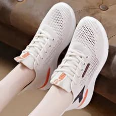 Sapatos de malha de verão antiderrapante leve tênis de corrida sola macia não cansado mãe sapatos esportivos femininos s