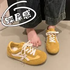Mulheres grávidas dedicados sapatos de treinamento alemão de sola plana mulheres verão 2026 novo estilo exterior Wear oc