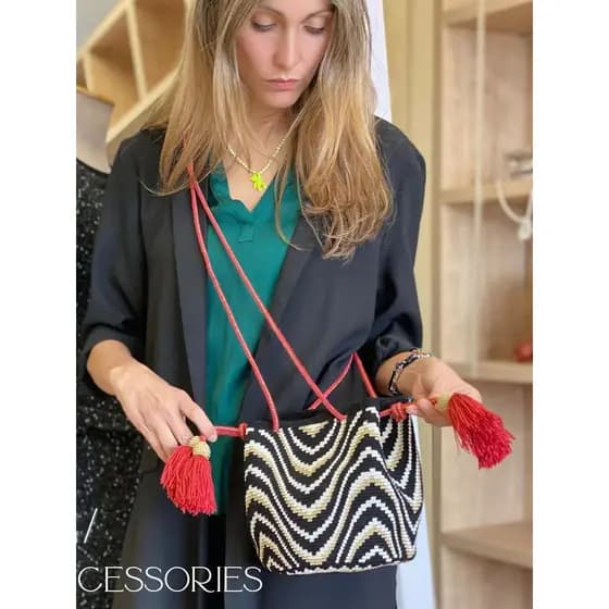 Dong Dong SUSU Bolsa Casual Artesanal Wayu Bag wayuu Bolsa Diagonal Tecido de Verão Sul-Americano Estilo Étnico