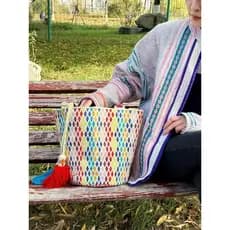 Bolsa Wauu sul-americana bolsa Wauu bolsa de ombro bolsa tecida à mão Dong's Wauu Tribe Bag
