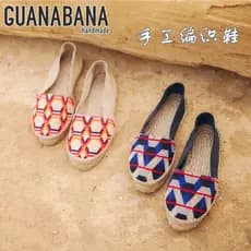 [Estoque pronto] Espanha GUANABANA Sapatos de verão tecidos à mão Sandálias Sapatos femininos WAYUU Sapatos internos e e