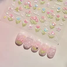 Tomani geléia manicure adesivos de venda quente japonês papelaria telefone móvel manicure adesivos de unhas borboleta tu