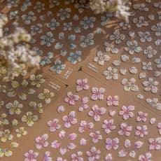 Tomani geléia manicure adesivos de venda quente japonês papelaria telefone móvel manicure adesivos de unhas flor de cris