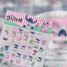 Disney & tomani adesivos de Manicure em relevo ponto elementos dos desenhos animados adesivos bonitos manual do cartão c
