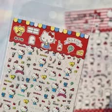 Sanrio & tomani adesivos de Manicure em relevo gatinho gato elementos de desenho animado adesivos fofos manual RN016