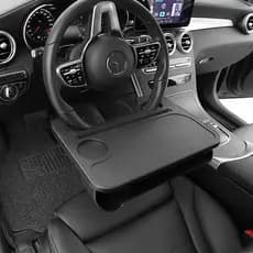 Volante do carro pequena placa de mesa no carro Tablet PC bandeja mesa de jantar do carro copo de água suporte de bebida