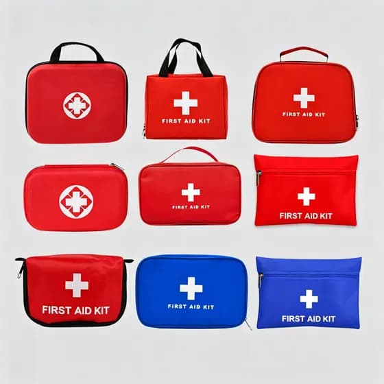Kit de primeiros socorros para carro, kit de emergência para carro, auto-condução, viagem ao ar livre, bolsa de armazena