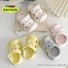 Criança sapatos de caminhada jardim de infância buraco sapatos verão meninos meninas sandálias internas antiderrapante a