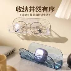 Rack de armazenamento de óculos de qualidade japonesa, montado na parede, sem perfuração, óculos de sol para miopia, exi