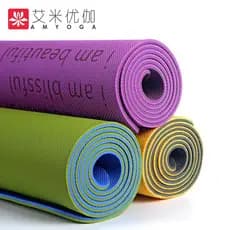 Amy Yoga Antiderrapante TPE Tapete de Yoga Importado de Taiwan Iniciante Homens Mulheres Engrossado Fitness Yoga Mat