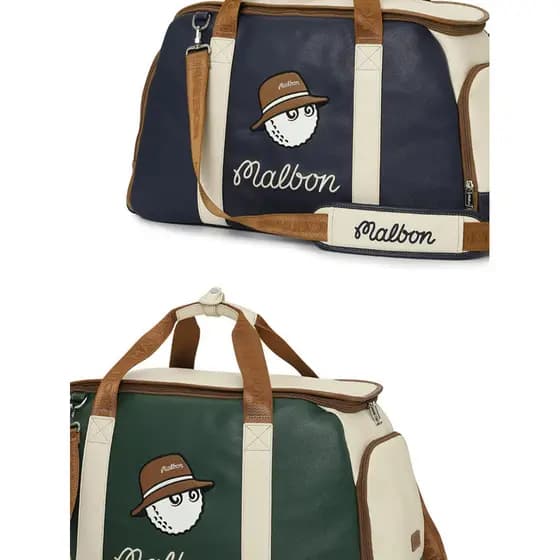 Malbon nova bolsa de roupas de golfe de alta qualidade unissex PU à prova d'água bolsa de ombro de grande capacidade