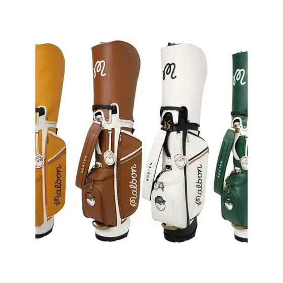 Coreia coreia Malbon saco de golfe masculino feminino estilo rua Wear pu à prova dwaterproof água multifuncional suporte