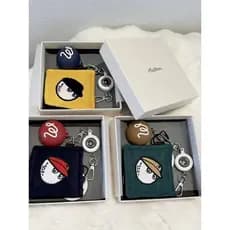 Coreia do sul novo estilo malbon acessórios de golfe das mulheres dos homens mesmo estilo limpar barra toalha pingente l