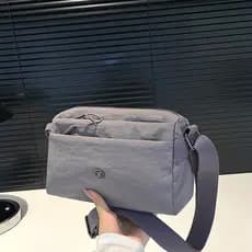 Ultra-leve Multi-camada saco do mensageiro feminino 2025 novo estilo saco versão coreana bolsa de lona Casual bolsa de o