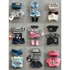 Boneca de pelúcia de vinil roupas de bebê 12a geração roupas de boneca fofas roupas de reposição bonecas de malha à mão