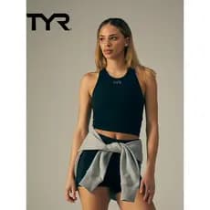 TYR Joule Elite?Roupa íntima esportiva feminina com gola alta, suporte de alta resistência, esportes respiráveis de seca