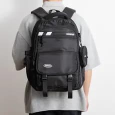 Street Wear mochila de grande capacidade mochila de viagem Unisex Campus simples leve redução de carga estudante computa
