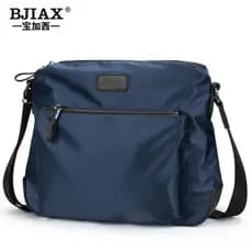 BOGASI com bolsa de ombro de couro verão Casual mochila crossbody pano Oxford novo estilo bolsa crossbody masculina