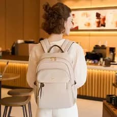 W vencedor mochila vencedor pano de náilon simples moda feminina leve All-Match Casual trabalho Commuter mochila de viag