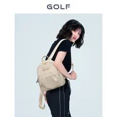 Mochila de golfe feminina 2026 novo estilo Oxford pano leve pequena mochila lona à prova dwaterproof água grande capacid