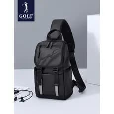 GOLF Novo Estilo Moda Bolsa de Peito 2026 Bolsa Diagonal de Um Ombro Masculina Moda Casual Bolsa Pequena À Prova D 'Água