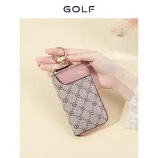 GOLF caso chave feminino pequeno Mini caso de cartão chave do carro Universal chaveiro presbiopia multifuncional caso ch