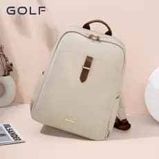 Mochila de golfe feminina 2026 novo estilo na moda lona grande capacidade saco de computador de viagem júnior escola sec