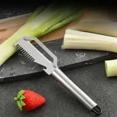 [Multiuso De Cozinha] Descascador/Fatiador 3 em 1 Descascador Para Frutas/Vegetais