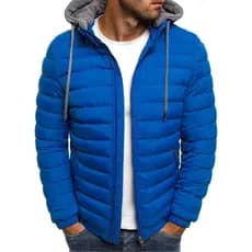 [Estilo Minimalista] Casaco Masculino com Capuz/Cardigan de Algodão/Moda Inverno