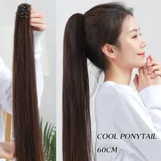 【Praticidade Diária】Look Stunning with this Elegant Clipin Ponytail Hairpiece/Coque Falso/Cabelo Cacheado/Acessório Femi