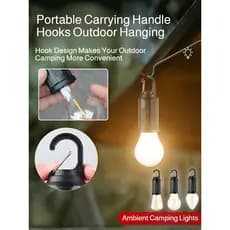 [Carregamento Solar] Luz para Camping/Solar Recarregável/Lanterna Portátil para Outdoor