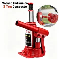 Macaco Hidráulico Tipo Garrafa 3 Toneladas