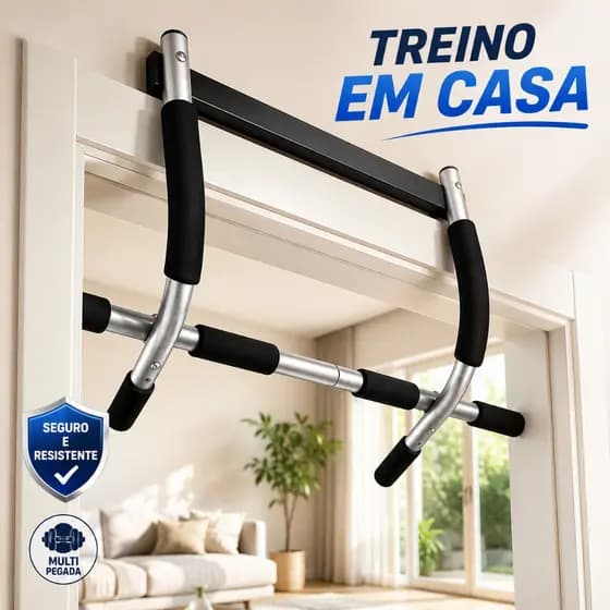Barra De Exercicios Multifuncional Porta Iron Gym