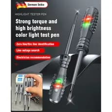 [Multifuncional] Chave de Fenda/Caneta Testadora/Medidor de Tensão/Detector de Corrente 12-220V