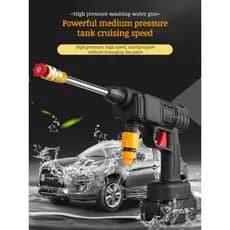 【Alta Pressão】[Prático e Eficiente] Lavador De Pistolas De Água Sem Fio Portátil/Limpeza/Carros/Jardim