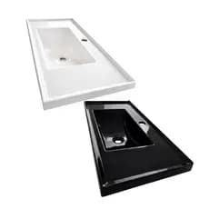 Pia Cuba Luxo Para Banheiro Lavabo Moderno Resistente Tamanho Universal 59,5x31cm